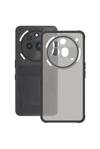 Cover Antiurto Nothing Phone 3a Pro Angoli Rinforzati - Nero Traslucido