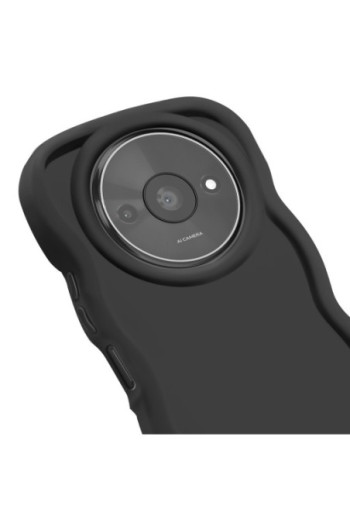 Custodia Antiurto in Silicone serie Candy Nera per Xiaomi Redmi A3