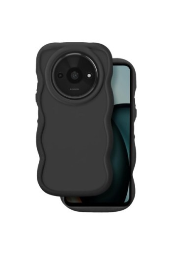 Custodia Antiurto in Silicone serie Candy Nera per Xiaomi Redmi A3