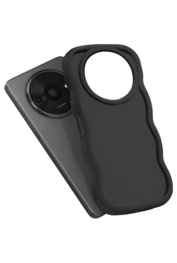 Custodia Antiurto in Silicone serie Candy Nera per Xiaomi Redmi A3