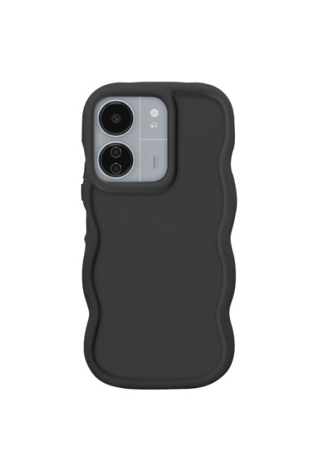 Custodia Antiurto in Silicone serie Candy Nera per Xiaomi Redmi 13C e Poco C65