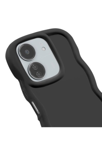 Custodia Antiurto in Silicone serie Candy Nera per Xiaomi Redmi 13C e Poco C65
