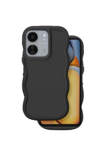 Custodia Antiurto in Silicone serie Candy Nera per Xiaomi Redmi 13C e Poco C65