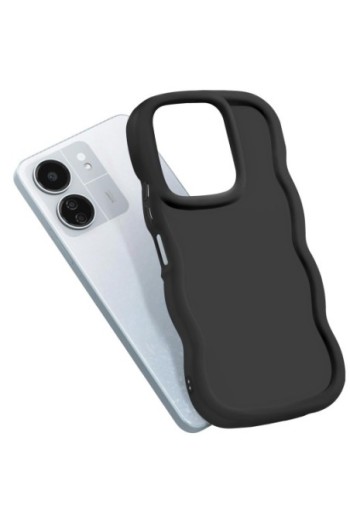 Custodia Antiurto in Silicone serie Candy Nera per Xiaomi Redmi 13C e Poco C65