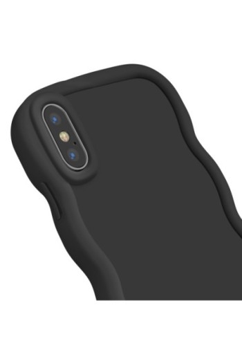 Custodia Antiurto in Silicone serie Candy Nera per iPhone X e XS