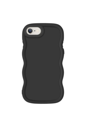 Custodia Antiurto in Silicone serie Candy Nera per iPhone 8 7 SE 2022 e SE 2020