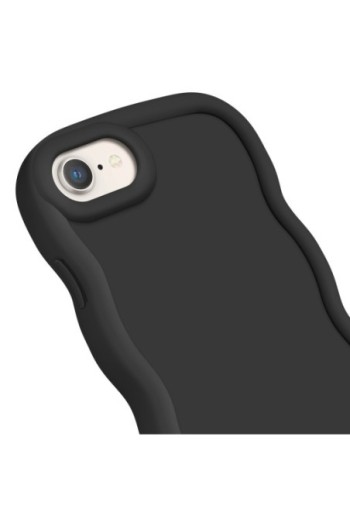 Custodia Antiurto in Silicone serie Candy Nera per iPhone 8 7 SE 2022 e SE 2020