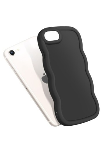 Custodia Antiurto in Silicone serie Candy Nera per iPhone 8 7 SE 2022 e SE 2020