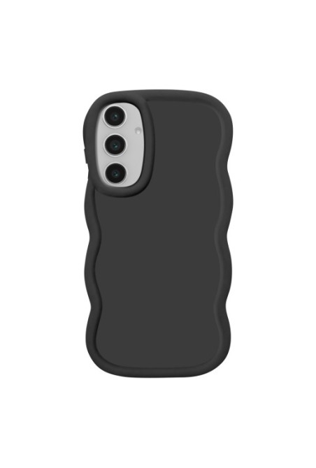 Custodia in silicone antiurto serie Candy Nero per Samsung Galaxy S24 FE