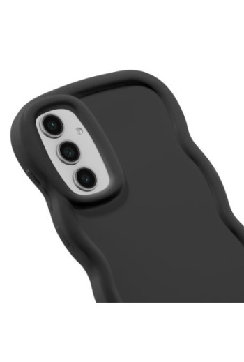 Custodia in silicone antiurto serie Candy Nero per Samsung Galaxy S24 FE