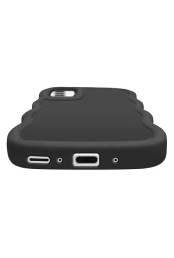 Custodia in silicone antiurto serie Candy Nero per Samsung Galaxy S24 FE