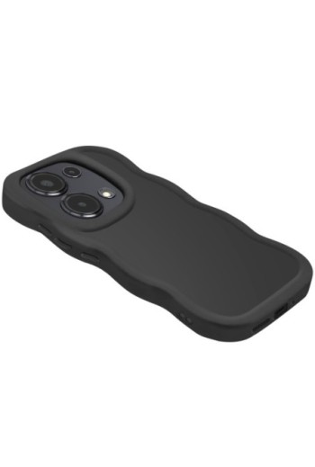 Custodia in silicone antiurto serie Candy Nero per Xiaomi Redmi Note 13 Pro e Poco M6 Pro 4G