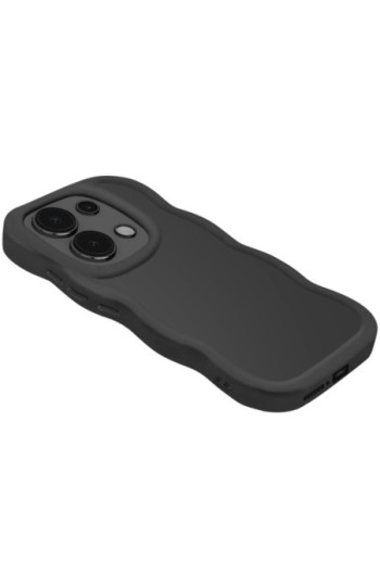 Custodia in silicone antiurto serie Candy Nero per Xiaomi Redmi Note 13 4G