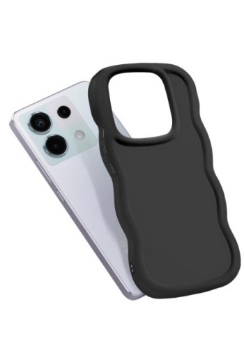 Custodia Antiurto in Silicone serie Candy Nera per Xiaomi Redmi Note 13 Pro