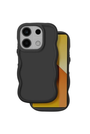 Custodia Antiurto in Silicone serie Candy Nera per Xiaomi Redmi Note 13 5G