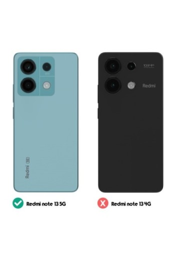 Custodia Antiurto in Silicone serie Candy Nera per Xiaomi Redmi Note 13 5G