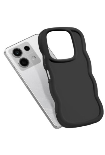Custodia Antiurto in Silicone serie Candy Nera per Xiaomi Redmi Note 13 5G