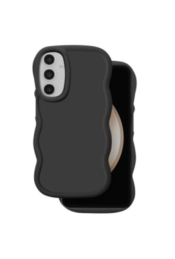 Custodia Antiurto in Silicone serie Candy Nera per Samsung Galaxy S23 FE