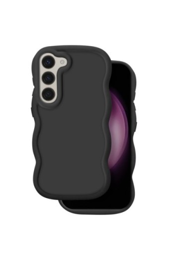 Custodia Antiurto in Silicone serie Candy Nera per Samsung Galaxy S23