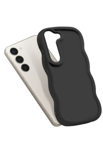 Custodia Antiurto in Silicone serie Candy Nera per Samsung Galaxy S23