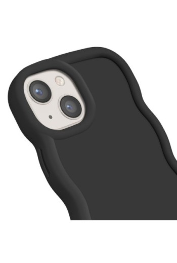 Custodia Antiurto in Silicone serie Candy Nera per iPhone 13