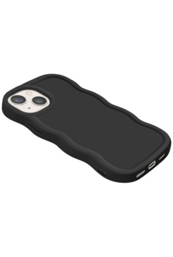 Custodia Antiurto in Silicone serie Candy Nera per iPhone 13