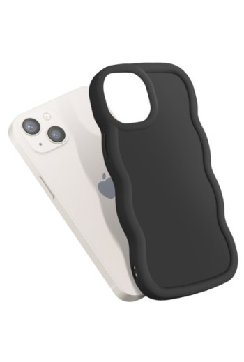 Custodia Antiurto in Silicone serie Candy Nera per iPhone 13