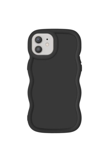 Custodia Antiurto in Silicone serie Candy Nera per iPhone 12 e 12 Pro
