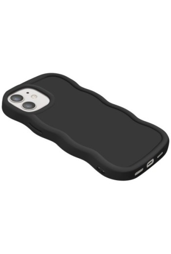 Custodia Antiurto in Silicone serie Candy Nera per iPhone 12 e 12 Pro