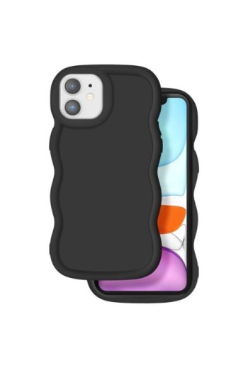 Custodia Antiurto in Silicone serie Candy Nera per iPhone 11