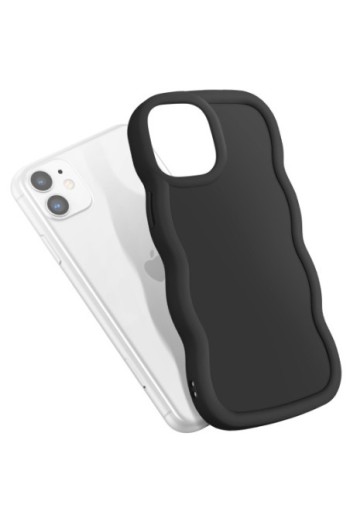Custodia Antiurto in Silicone serie Candy Nera per iPhone 11