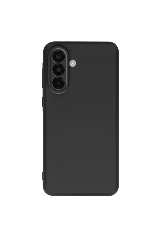 Custodia Soft Touch Nero serie Fast Cover per Samsung Galaxy A36