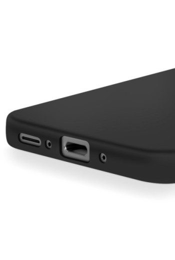 Custodia Soft Touch Nero serie Fast Cover per Samsung Galaxy A36
