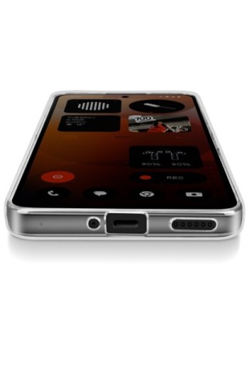 Custodia Nothing Phone 3a silicone morbido trasparente
