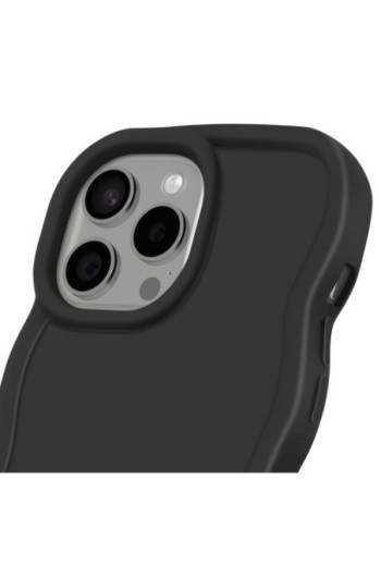 Custodia Antiurto serie Candy Nera per iPhone 15 Pro