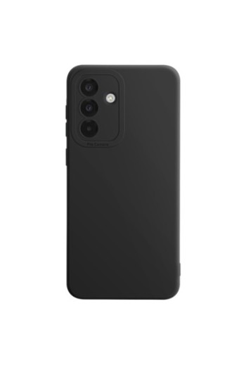 Custodia in Silicone Samsung Galaxy A36 con Fotocamera Protetta Nero