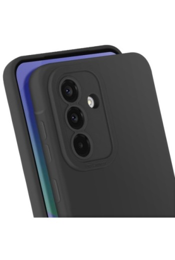 Custodia in Silicone Samsung Galaxy A36 con Fotocamera Protetta Nero