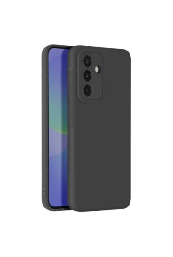 Custodia in Silicone Samsung Galaxy A36 con Fotocamera Protetta Nero