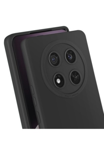 Custodia in Silicone Honor Magic 7 Lite con Fotocamera Protetta Nero