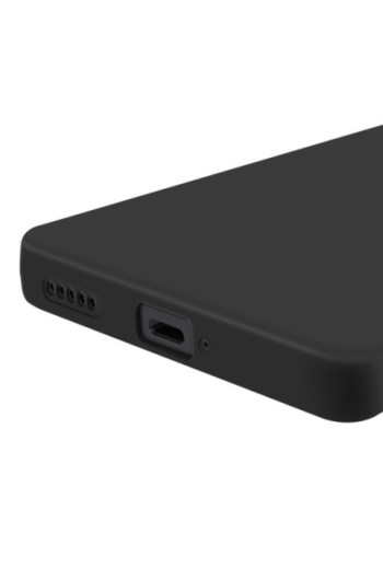 Custodia in Silicone Honor Magic 7 Lite con Fotocamera Protetta Nero