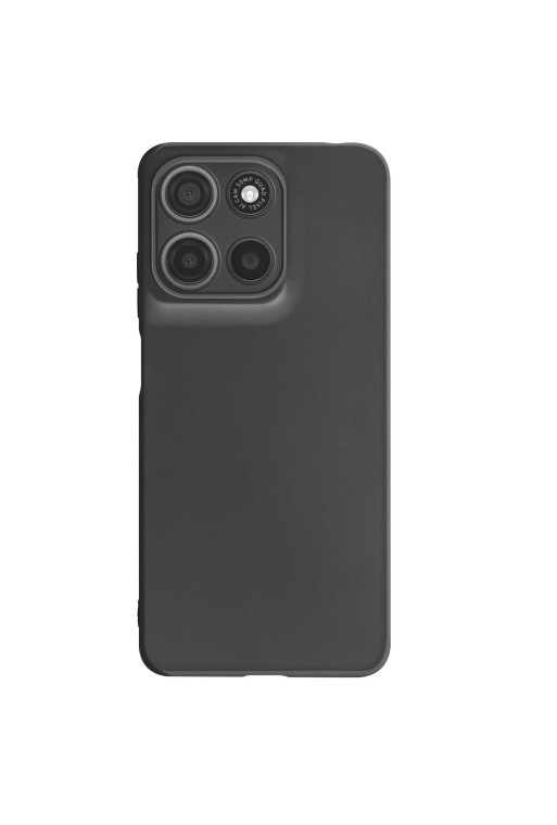 Cover in silicone opaco nero per Motorola Moto G15 e Moto G15 Power