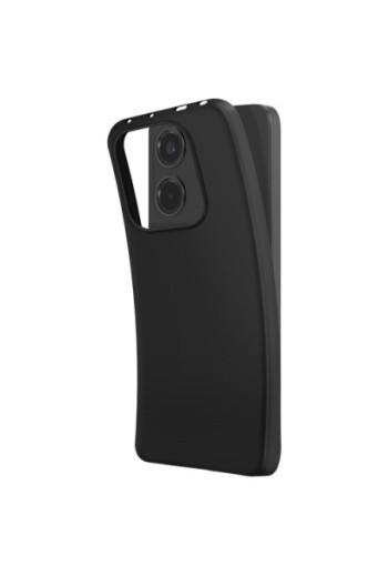 Cover Silicone Xiaomi Redmi Note 14 4G Morbida Sottile Nera Mayaxess