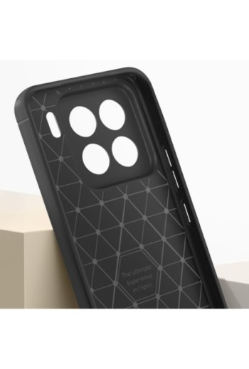 Custodia in carbonio per Xiaomi 15 Pro silicone antiurto nero