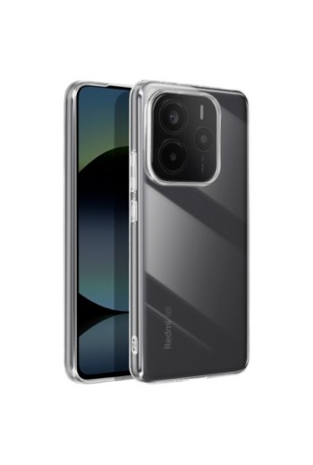 Custodia in silicone trasparente per Xiaomi Redmi Note 14 5G