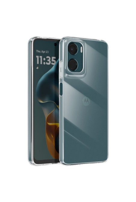 Custodia per Motorola Moto G05 e Moto E15 Silicone Trasparente