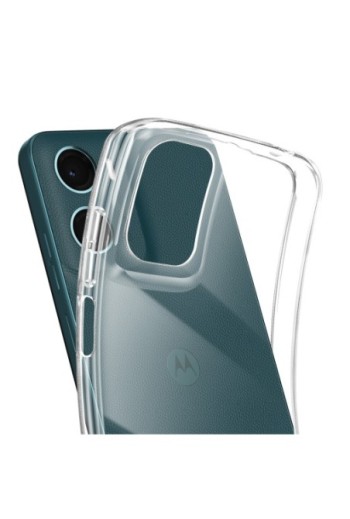 Custodia per Motorola Moto G05 e Moto E15 Silicone Trasparente