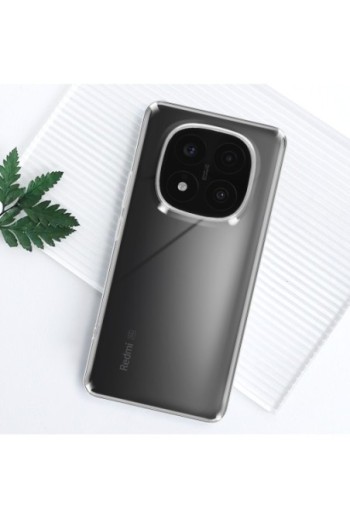 Custodia Silicone Trasparente per Xiaomi Redmi Note 14 Pro e 14 Pro Plus