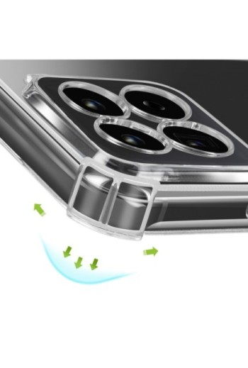 Custodia Antishock con Angoli Rinforzati Trasparente Mayaxess per Xiaomi 15 Pro