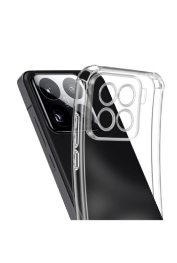 Custodia Antishock con Angoli Rinforzati Trasparente Mayaxess per Xiaomi 15 Pro