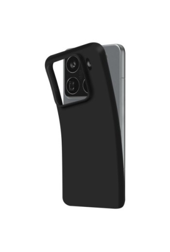 Custodia in Silicone Nera Mayaxess per Xiaomi 15 Pro